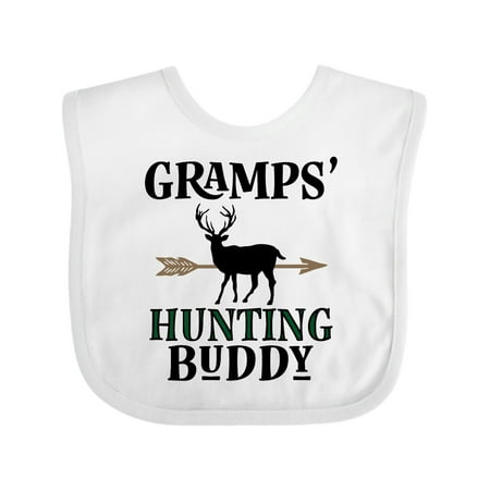 

Inktastic Bow Hunter Gramps Hunting Buddy Gift Baby Boy Bib