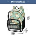 thumbnail image 2 of ALAZA Clear Backpack Capybara Cute PVC Transparent BookBag, 2 of 7