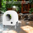 OSEVEN 100 L XL SelfCleaning Cat Litter Box with CameraVideo