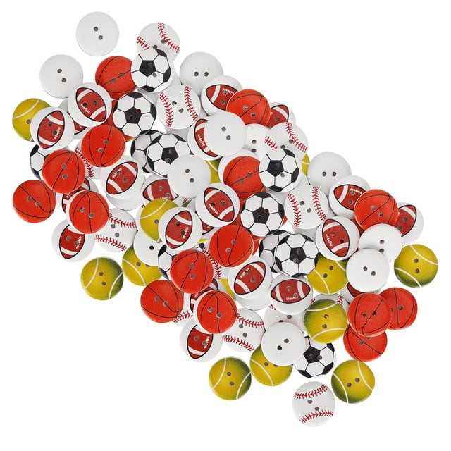 Round Shape Wooden Buttons, Fine Workmanship Wooden Buttons For Decoration For Daily Clothing Accessories
