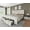 Off-white, variant on Towallmark King Size Bed Frame with 2 Storage Drawers, Upholstered Platform Bed Frame with Adjustable Button Tufted Headboard, Grey