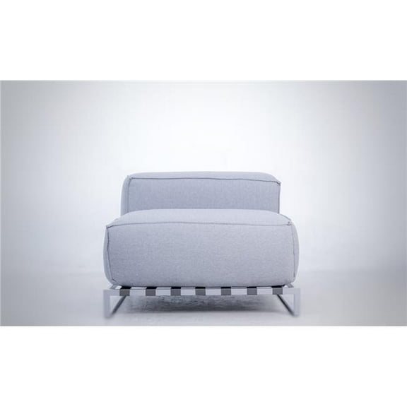 Outsy 0ASU-SSMS-GR-ED Extra Deep Seating Middle Sofa, Gray