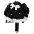 thumbnail image 4 of Hemoton 2pcs Wedding Romantic Bouquet Bride Bridal Bouquets Artificial Flowers Wedding Flowers Decoration Photo Prop for Anniversary Confession Party Church Black, 4 of 8