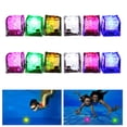 thumbnail image 1 of 12Pcs Light up Diving Pool Toys Colorful LED Ice Pieces Swimming Dive Throw Toy Set Bath Toys for Pool Use Pool Party Favors, 1 of 14