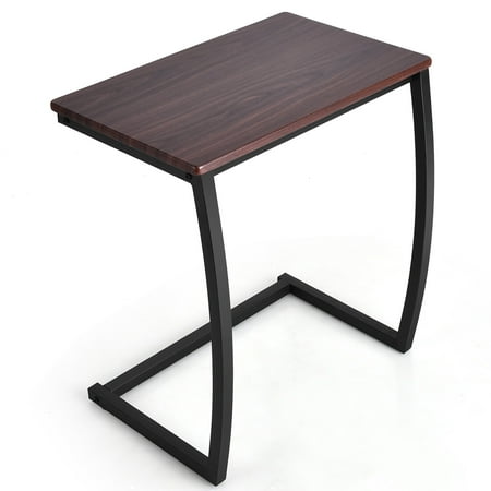 Couch Sofa Side Table C Shaped End Table Snack Table TV Tray Table