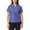 Blue, variant on Women's Active 1/4-Zip Short Sleeve Mesh Polo Shirt (US, Alpha, Medium, Regular, Regular, White)