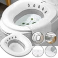 thumbnail image 1 of Portable Sitz Bath, Toilet Bidet Tub Hemorrhoid Therapy for Pregnant Women Kit, 1 of 5
