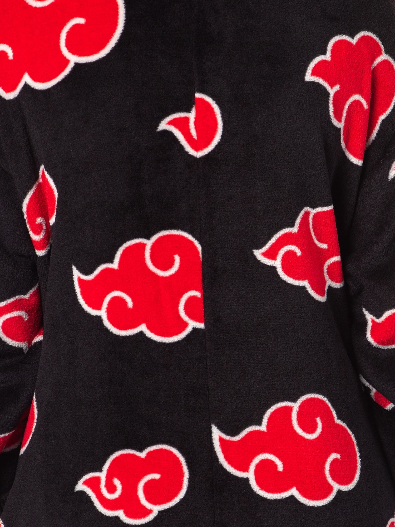 Naruto Shippuden Akatsuki Red Clouds Shinobi Anime Adult Kigurumi One Piece Costume Loungewear Sleep Pajama Union Suit