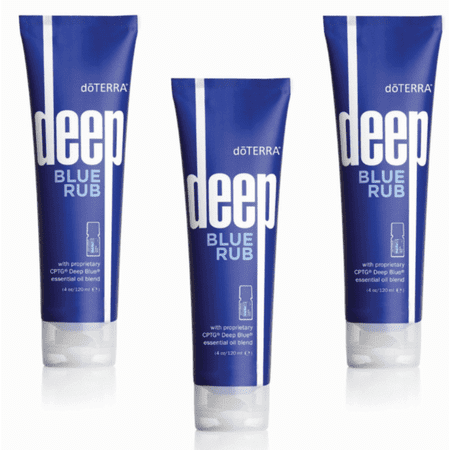 Deep Blue Rub Cream Doterra - 4 oz - Brand - 3 Packs