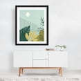 thumbnail image 3 of Muted Tropical Leaves Poster - Vintage Botanical Art Print in Elegant Soft Tones for Retro-Inspired Decor - Illustration Abstract Nature Botanical Minimalist Black Framed Wall Art Print 6 x 8 inches, 3 of 4