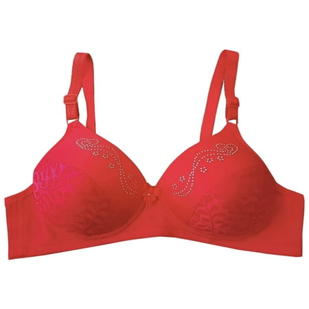 

TOWED22 Bra For Women Compression Wirefree High Support Bra for Women S to Plus Size Everyday Wear Exercise and Offers Back Support RD1 80C