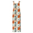 thumbnail image 5 of Womens Jumpsuits and Rompers Plus Size Ladies' Print Sleeveless Two Pocket Casual Overalls Jumpsuit Jumpsuit Pants, 5 of 5