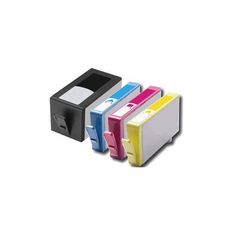Premium Remanufactured Cartridge Replacement for 902XL - 4 pack