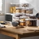 thumbnail image 4 of Frasco Hermético para Refrigerador | Contenedor para Mantener La Frescura de Los Alimentos, Como Cereales y Refrigerios | Organizador Apilable para La Despensa de La Cocina | Caja de Almacenamiento M, 4 of 6