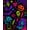 Purple, Pattern 9, variant on ODIKA 8'x10' Washable Area Rug Vivid: Eclectic Horror Gothic Imagery with Skulls, Specters, for Dining Room, Large Office, Lounge, Non-Slip Chair-Friendly Mat