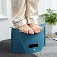 thumbnail image 3 of Portable Card Folding Stool Outdoor Camping and Fishing Multi Functional Plastic Handheld Basket Storage Chair, 3 of 9