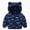 Navy, variant on DJDLJWCJ Unisex Baby Toddler Hooded Puffer Coat with Bear Ear Kids Winter Thick Warm Printed Jacket, Infant Boys Girls Zip Up Outerwear Navy Size 12M