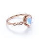 thumbnail image 3 of JeenMata Anillo de Bodas Bohemio Antiguo con Piedra Lunar Azul Ovalada y Moissanita de 1,5 Uds en Oro Rosa de 18 K sobre Plata, 3 of 6