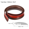 thumbnail image 2 of Unique Bargains Floor Transition Strip 3.3Ft 1 Meter Self Adhesive for Height 3mm Dark Brown, 2 of 6