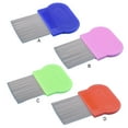 thumbnail image 4 of maskred Peignes Anti-Puces Brosse à Aiguille en Métal Brosses à Cheveux Multicolores Résistantes à l'Usure pour Chiots Rouge, 4 of 7