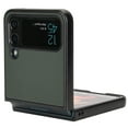 thumbnail image 6 of Case for Samsung Galaxy Z Flip 3, Carbon Fiber Leather Soft TPU Shockproof Drop Resistant Anti-Scratches Slim Folding Cover for Samsung Galaxy Z Flip 3,Green, 6 of 6