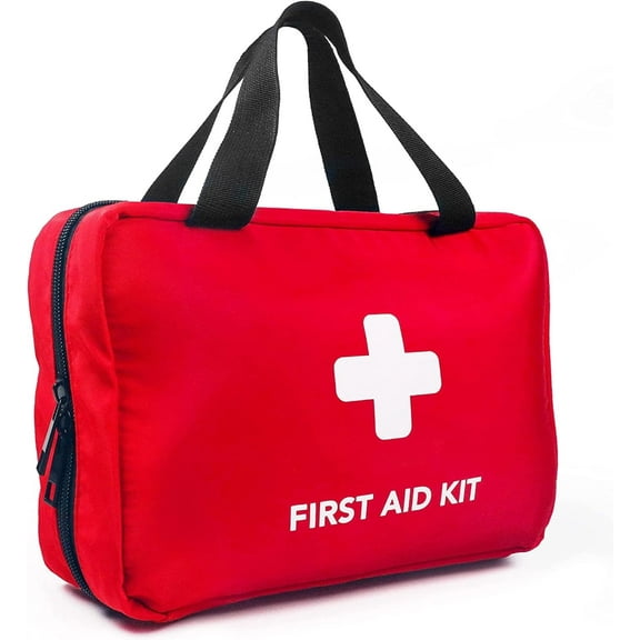 160 Pcs Comprehensive First Aid Kit, Includes Emergency Blanket & Medical Supplies for Burns, Cuts, Wounds, Ideal for Home, Car, Workplace, and Travel Use