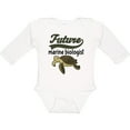thumbnail image 3 of Inktastic Future Marine Biologist Turtle Boys or Girls Long Sleeve Baby Bodysuit, 3 of 5
