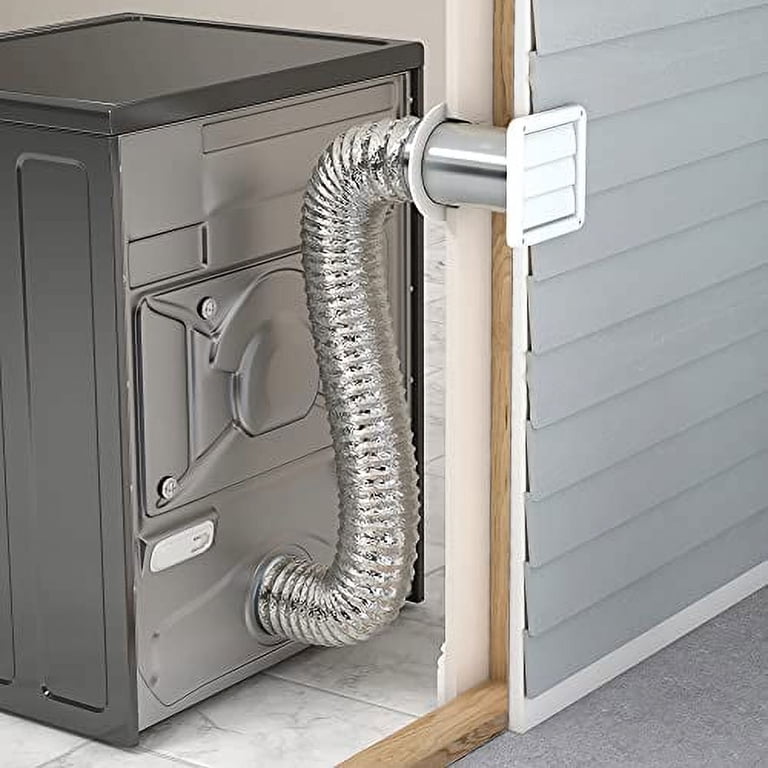 Deflecto Outdoor Supurr-Vent Louvered Dryer Vent Cover, 4