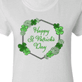 thumbnail image 4 of Inktastic Happy St. Patrick's Day Clovers Women's T-Shirt, 4 of 5