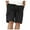 Black, variant on Mens Casual Shorts Male Cargo Pants Solid Color Pocket Tie Sports Shorts Summer Pants Shorts Men Sport Khaki M