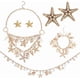 thumbnail image 1 of Juego de 5 joyas con pulseras, collares, aretes, pinzas para el pelo y conchas marinas hawaianas de verano., 1 of 5
