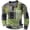 A-Green621, variant on Bibifish Mens Polo Shirt Patchwork Plaid Graphic Print Henley Neck Tops With Button Placket Vintage Style Blouses