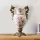thumbnail image 1 of Florero de cerámica de estilo europeo Decoración Centro de mesa Arreglo floral Decoración para boda Dormitorio Balcón Entrada de escritorio 42cmx21cm Rosa perfecl Jarrón de ceramica, 1 of 8