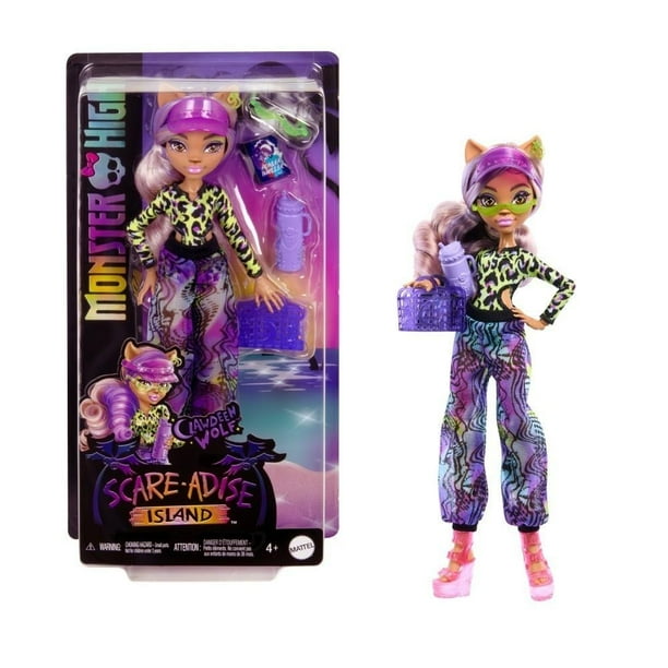 Muñeca Monster High Isla del Terror Clawdeen