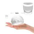 thumbnail image 4 of Ice Ball Maker Mold 3PCS Stackable - Large 2.4 Inch Round Sphere Ice Cube Molds for , Cocktails, Bourbon & Drinks - Food Grade Silicone with Lid Easy Release, 4 of 6