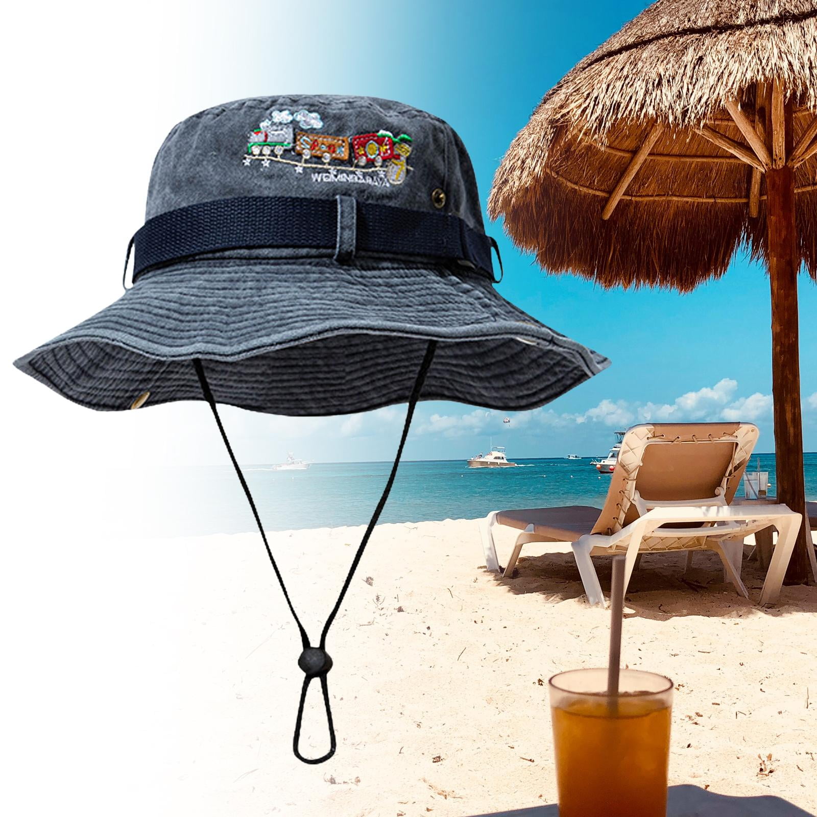 3 Pieces Denim Bucket Hat Unisex Sun Hat Wide Brim Fisherman Cap for Men  Women Teens Outdoor at  Women’s Clothing store