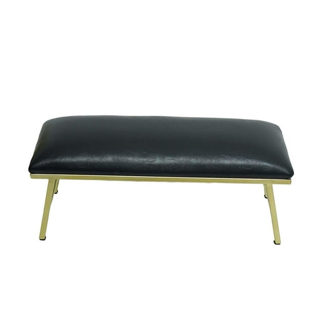 Reposabrazos para manicura, soporte de escritorio para uñas, reposapiés para uñas, almohada para el hogar Negro