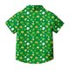 thumbnail image 4 of Blusa y camisa de manga corta con cuello vuelto, moderna e informal, con estampado del Día de San Patricio, con bolsillo, para uniforme escolar, para niños y niñas de 2 a 15 años., 4 of 7