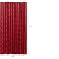 thumbnail image 2 of Maison Concepts Polyester Silver Foil Trellis Printed Shower Curtain Red (71L X 71W X 1H), 2 of 2