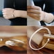 thumbnail image 5 of Brazalete para mujer, regalos para mujer, pulsera abierta con plumas, brazalete, brazalete, joyería de moda, regalo, pulsera unisex, 5 of 5