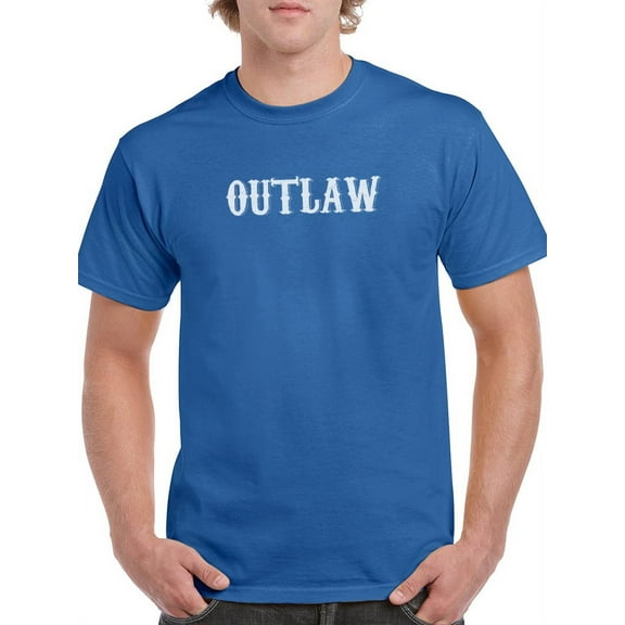 Outlaw T-Shirt Men -Smartprints Designs, Male XX-Large