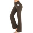 thumbnail image 1 of Pantalones de yoga IUGA Bootcut para mujer de cintura alta con bolsillos, 1 of 6