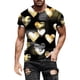 thumbnail image 2 of Tops para hombre, blusas y camisas de manga corta con cuello redondo para hombre, jersey informal con cuello redondo estampado para hombre, pantalones cortos deportivos para fitness, blusa de poliéste, 2 of 5