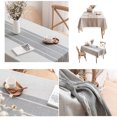thumbnail image 3 of Wweixi Easy Care Tablecloth For Cafe Tables For Busy Environments Elegant Wedding Decor grey,1 135*260cm, 3 of 6