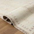 thumbnail image 4 of HomeRoots 534014 8 x 10 ft. Abstract Washable Non Skid Rectangle Area Rug, Beige, 4 of 5