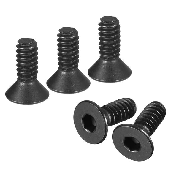 #10-24x1/2" Flat Head Socket Cap Screws, 10.9 Grade Carbon Steel Screw Bolts Fasteners 20Pack