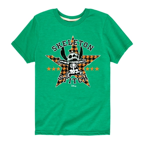 Lilo & Stitch - Skeleton Stitch - Toddler And Youth Short Sleeve Graphic T-Shirt