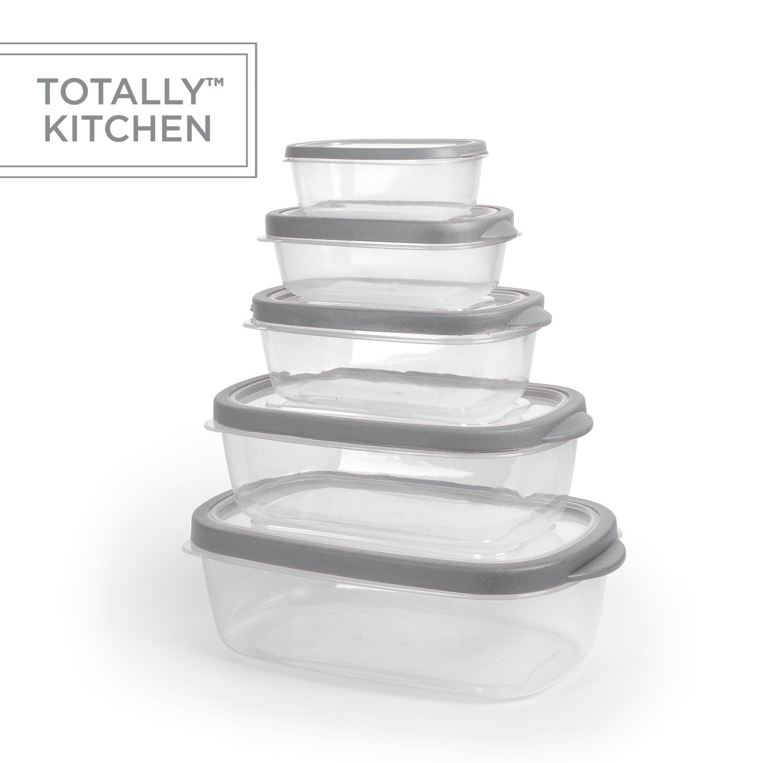 4 Rectangle Food Storage Container Extra Large 5L Microwaveable Plasti —  AllTopBargains