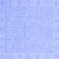 thumbnail image 1 of Ahgly Company Indoor Square Abstract Blue Modern Area Rugs, 4' Square, 1 of 4
