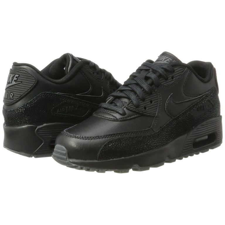 Productiecentrum paspoort Tulpen Nike 859560-002 : Air Max 90 SE Leather Big Kids Shoe Black Grey (6 M US  Big Kid) - Walmart.com